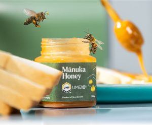 UMF™-certified New Zealand Mānuka honey with UMF 10+ label"
